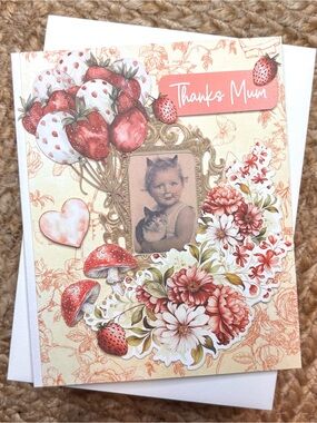 Handmade “Thanks Mum” Greeting Card